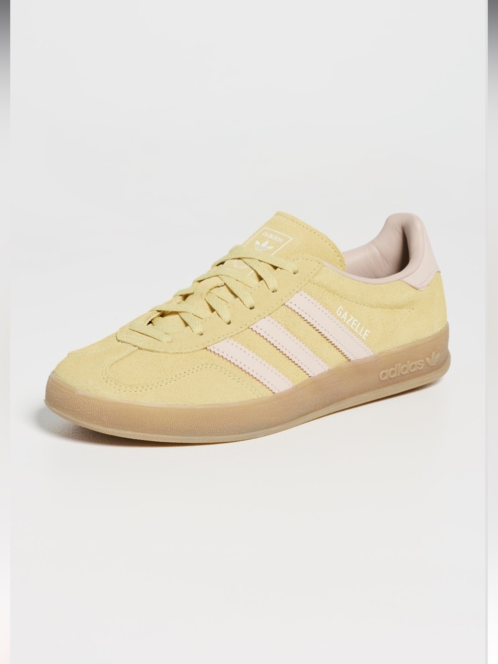 Yellow Adidas gazelle 8.5